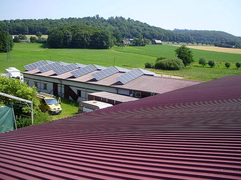 Photovoltaikanlage mit 13,32 kWp und SolarLog Anlagenueberwachung